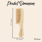 Bamboo Handled Comb by Bamboo Switch