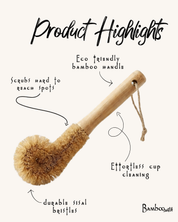 Bamboo Bottle Cleaning Brush by Bamboo Switch