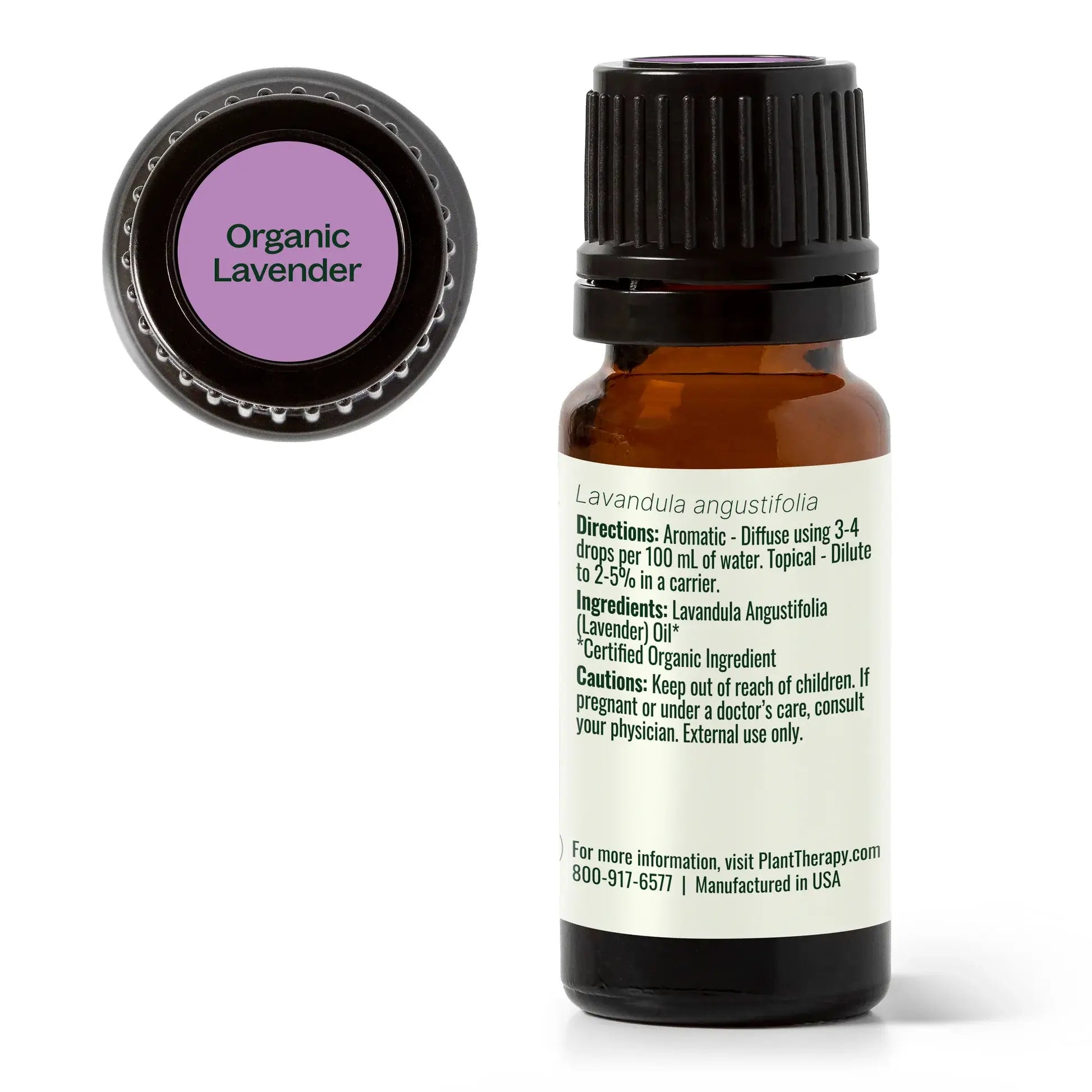Organic Lavender Essential Oil 10 mL by Plant Therapy