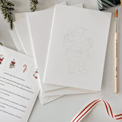 Classic Christmas Paintable Notecard Set by emily lex studio