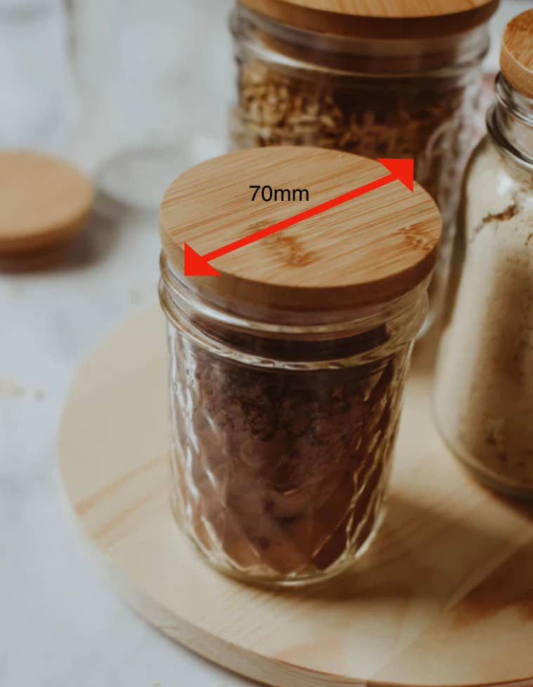 Bamboo Jar Lid Regular Mouth by Zefiro