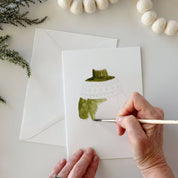 Warm + Cozy Paintable Notecard Set by emily lex studio