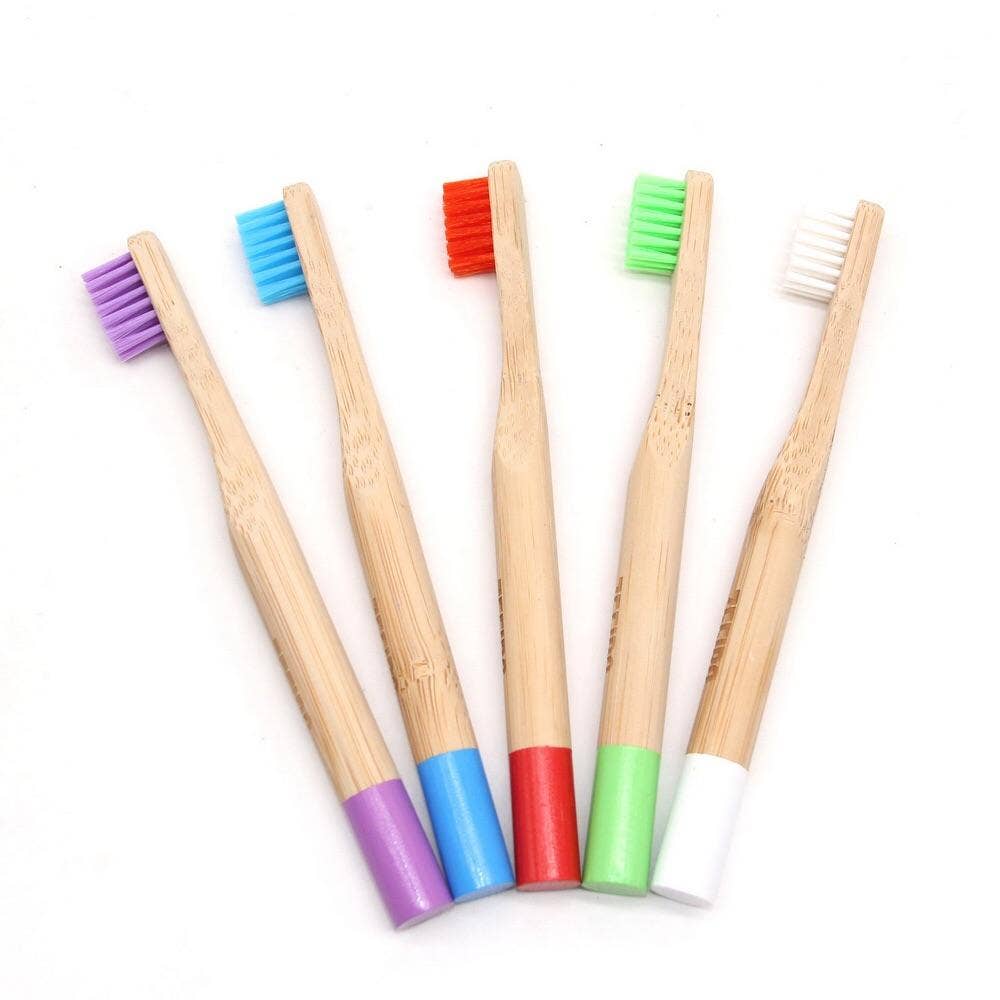 Bamboo Kid's Toothbrush - Purple by Zefiro