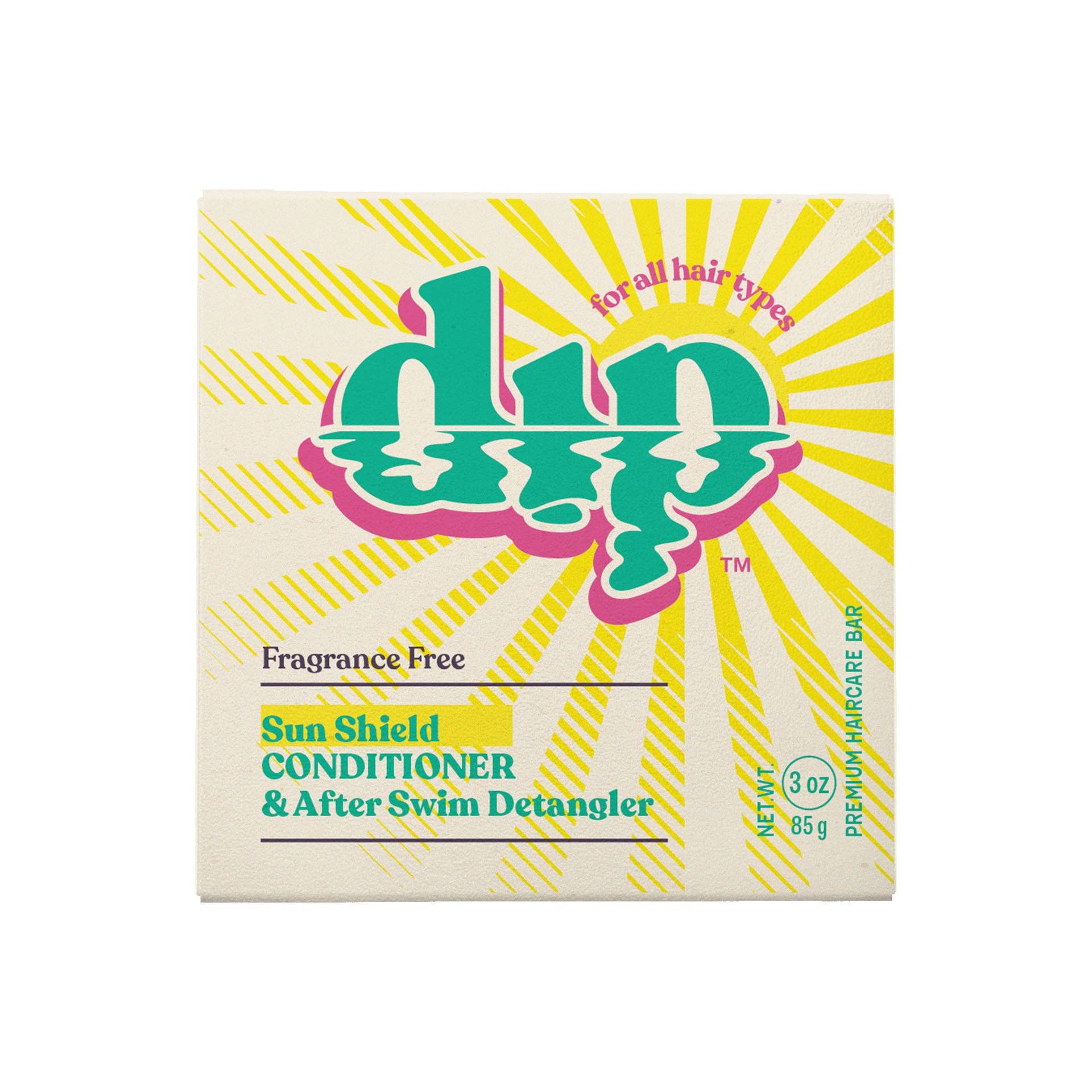 Full-Size Sun Shield Conditioner Bar & After Swim Detangler by Dip