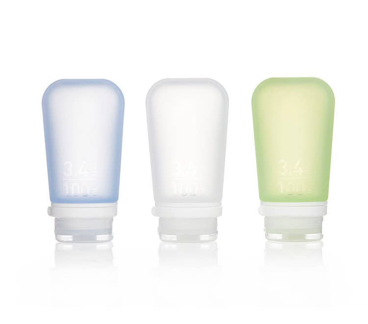 Refillable Silicone GoToob+ : Small, Medium, & Large Sizes