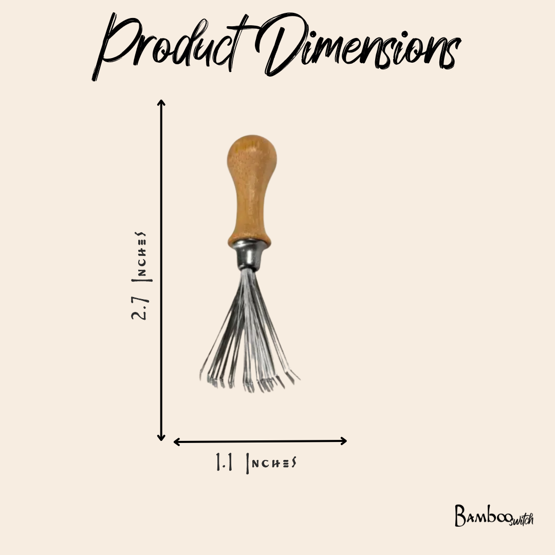 Hairbrush Cleaning Tool by Bamboo Switch