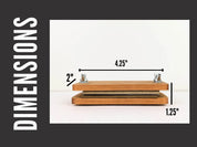 Pocket-Sized Flower Press with Chanterelle Mushroom Design | 2"x4"
