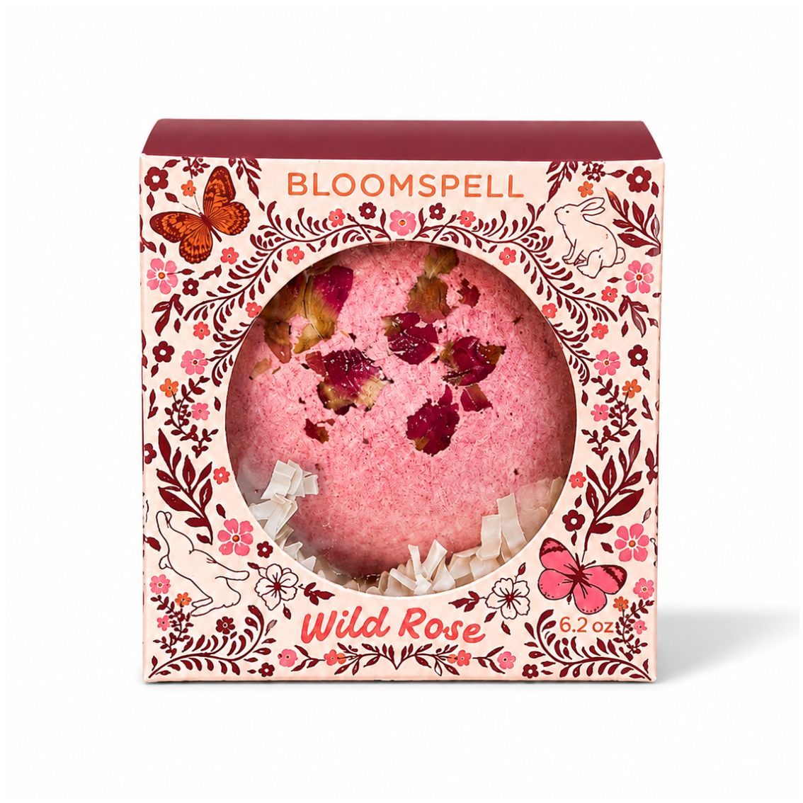 Bloomspell Bath Bomb in Wild Rose by Sow the Magic