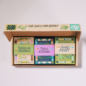 Wild Card Series 3-Deck Playing Card Botanical Gift Set by Forage Folk
