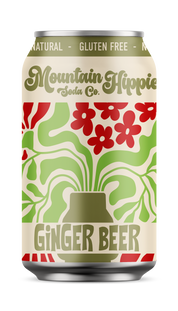 Ginger Beer Natural Soda by Mountain Hippie Soda Co.