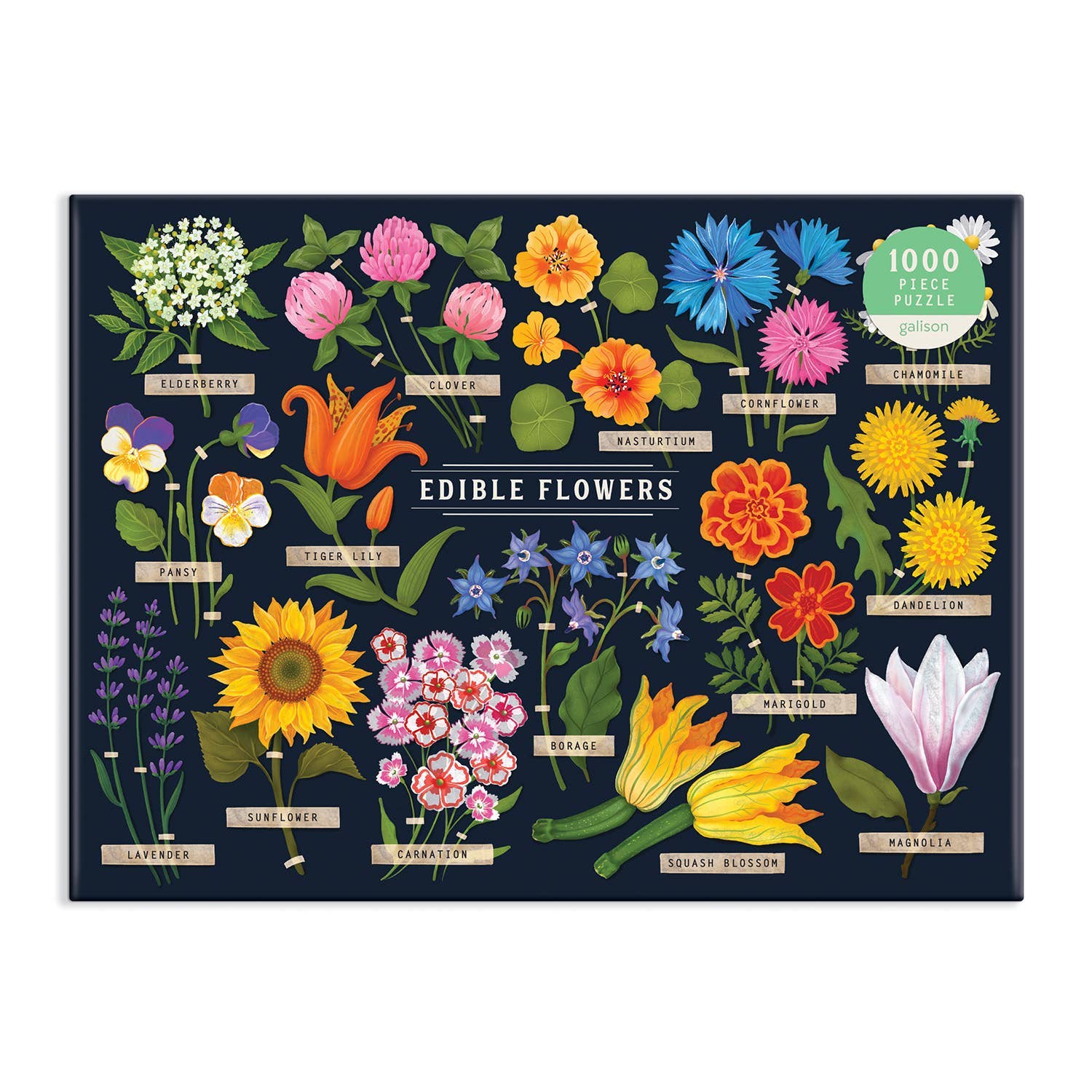 Edible Flowers 1000-Piece Puzzle