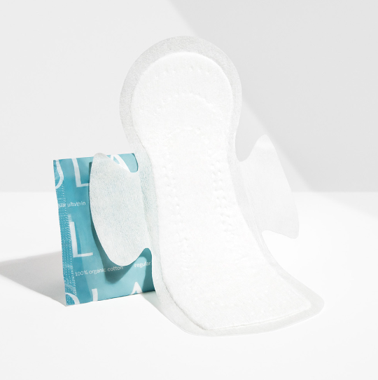 Regular Organic Cotton Ultra Thin Pads w/ Wings, 20 ct by LOLA