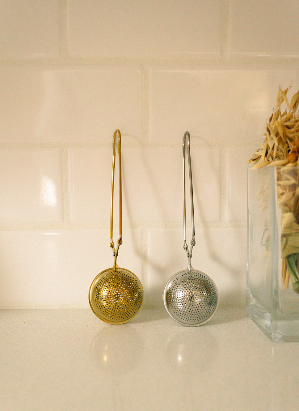 Stainless Steel Tea Strainer by Bamboo Switch