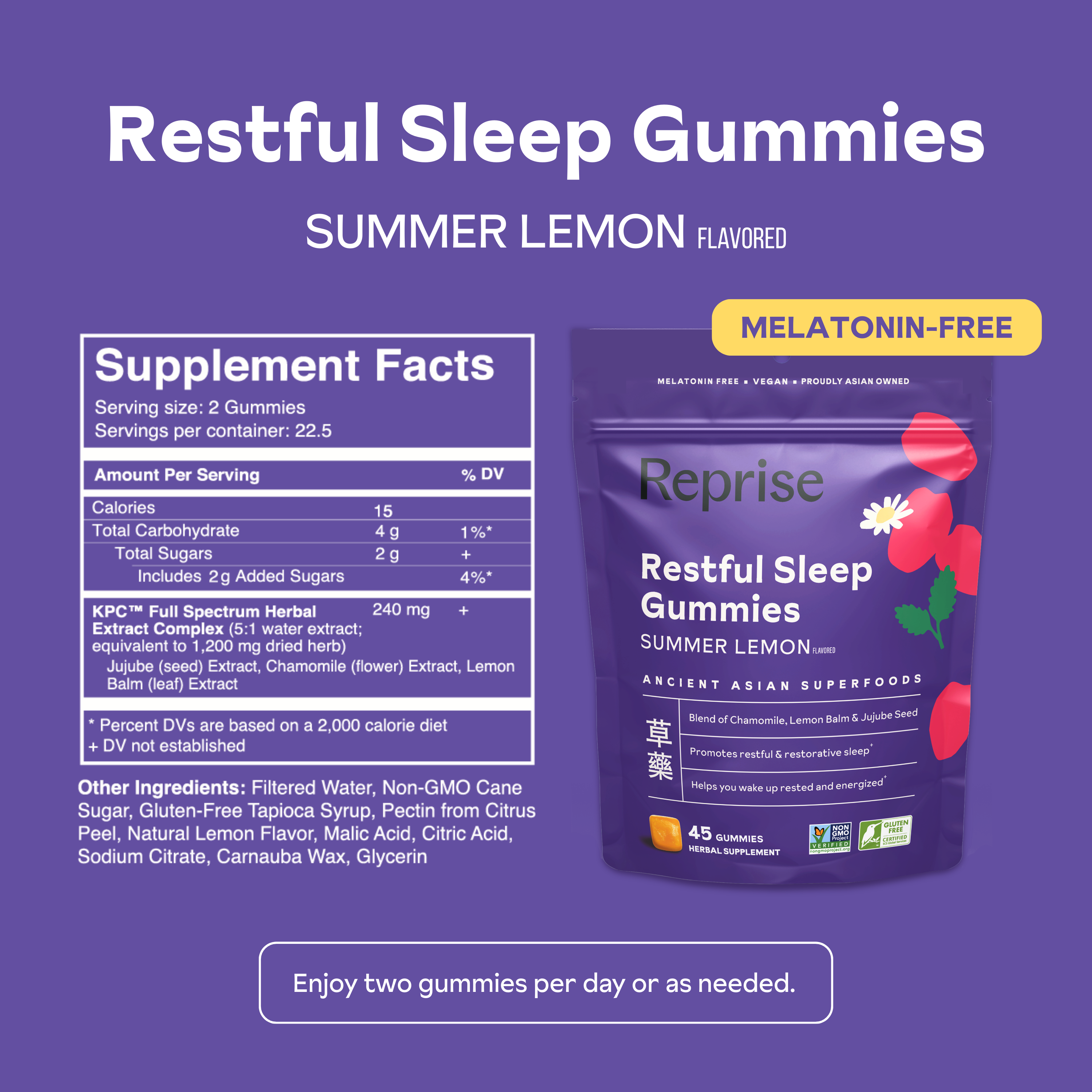 Restful Sleep Gummies by Reprise