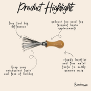 Hairbrush Cleaning Tool by Bamboo Switch