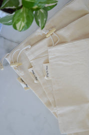 Cotton Muslin Bulk Shopping Bags 3-Pack by Me Mother Earth