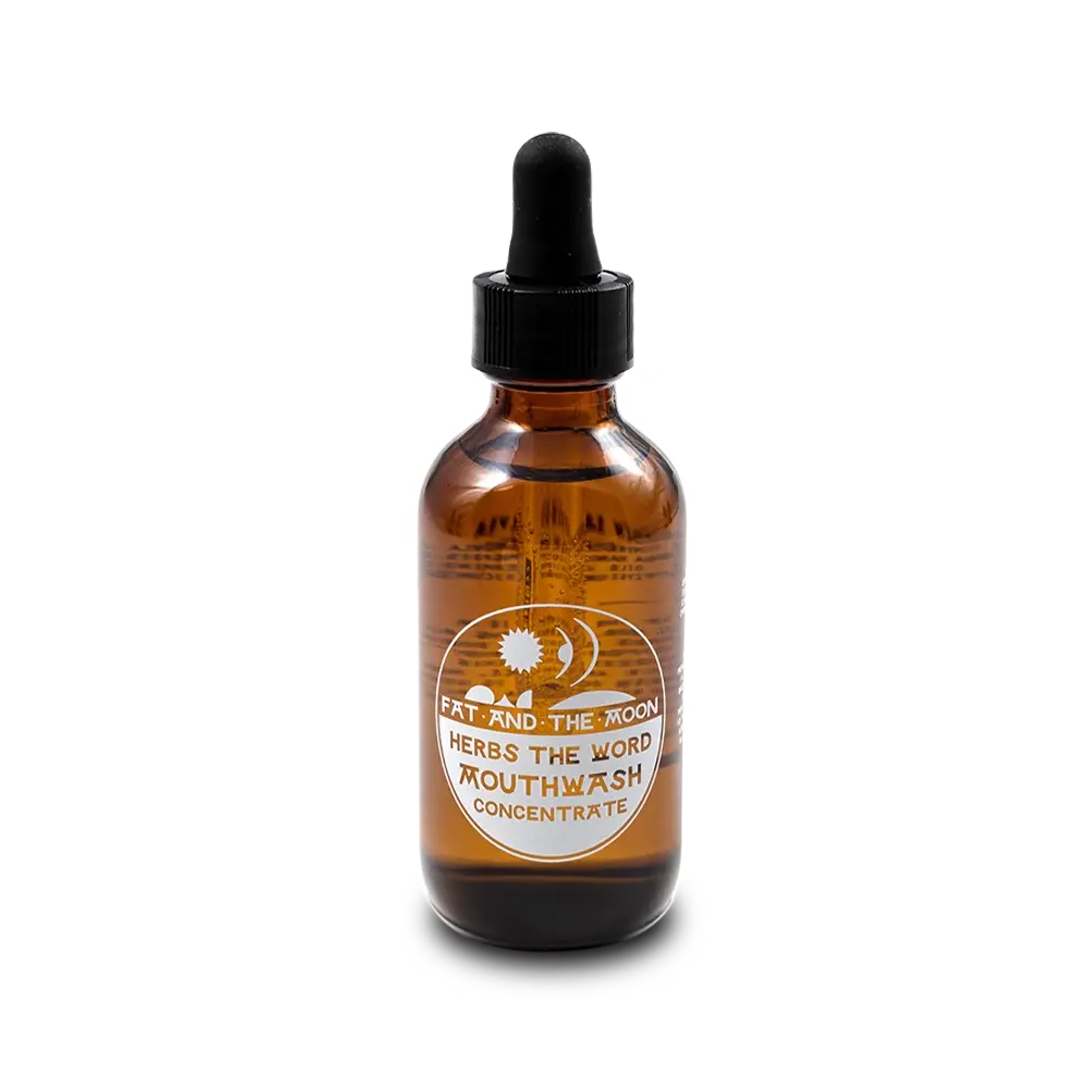Herbs the Word Mouth Wash by Fat and the Moon