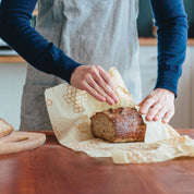 Reusable Beeswax Bread Wrap - Honeycomb Print by Bee's Wrap