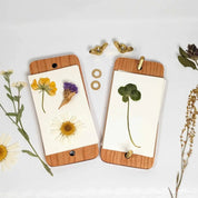 Pocket-Sized Flower Press with Chanterelle Mushroom Design | 2"x4"