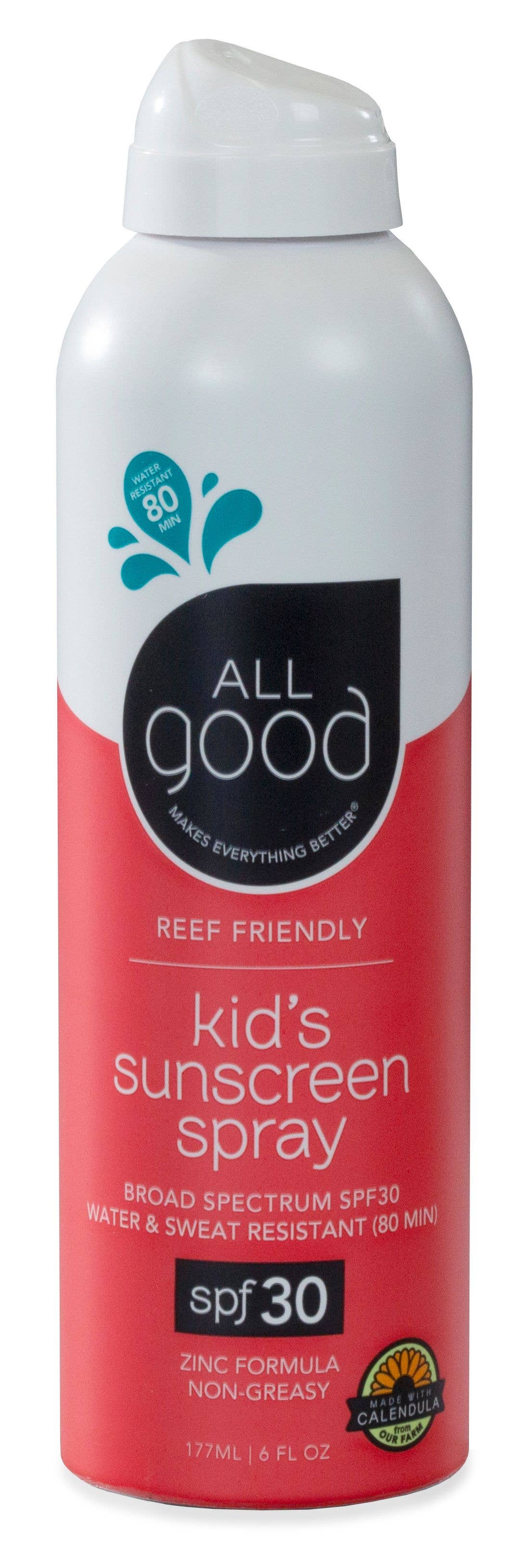 Baby & Kid's Mineral Sunscreen Spray SPF 30 by All Good Body Care