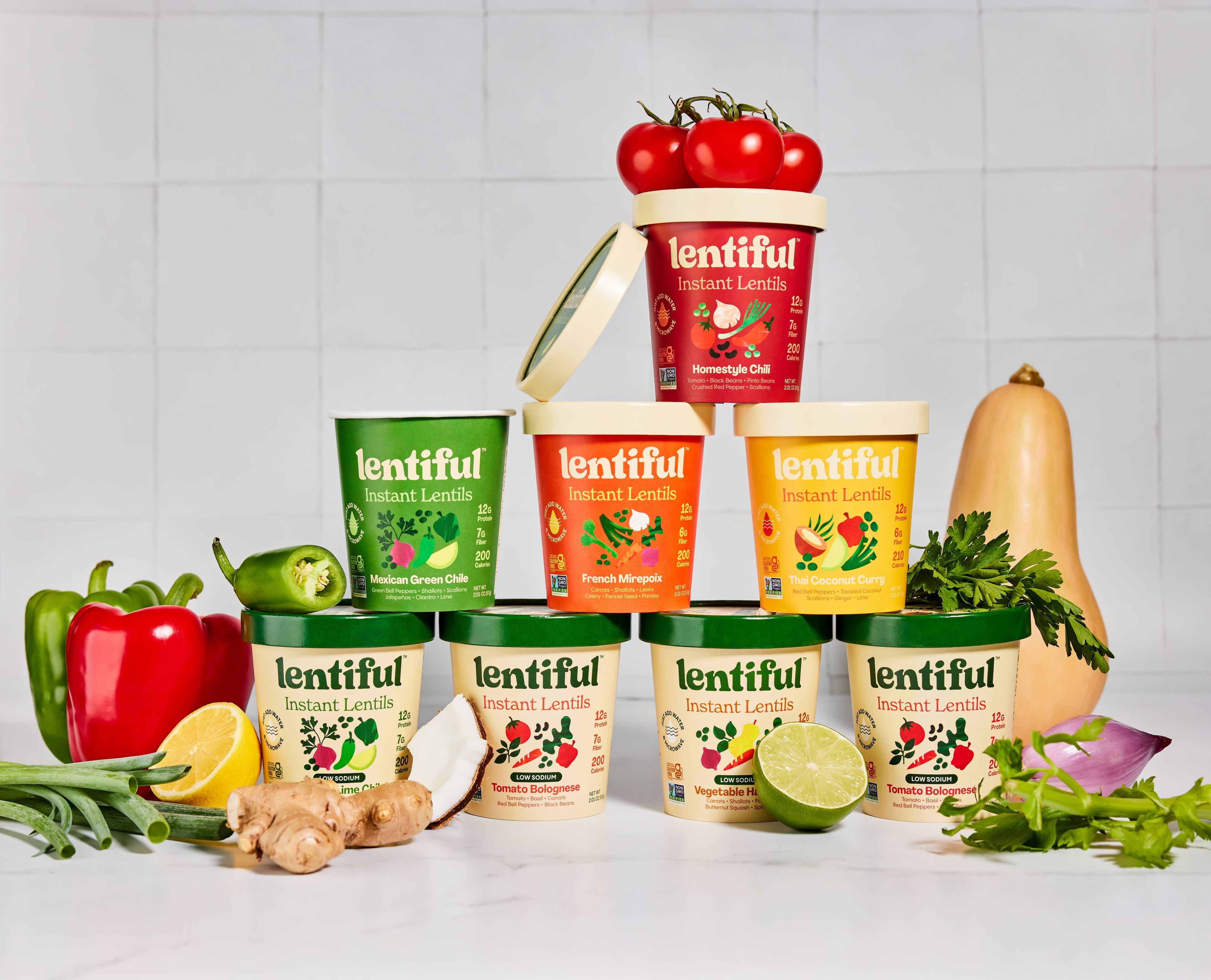 Mexican Green Chile Instant Lentils by Lentiful