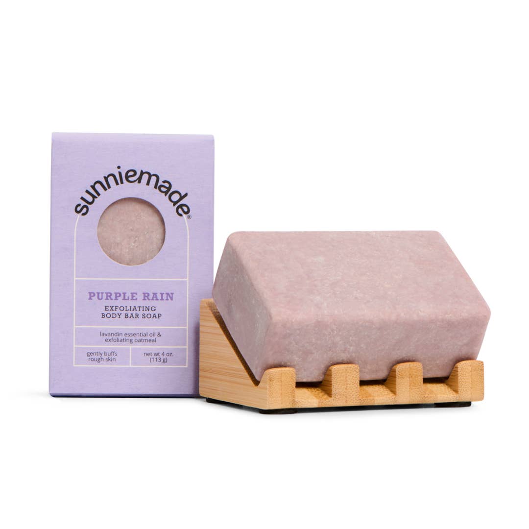 Purple Rain Exfoliating Body Bar Soap by Sunniemade