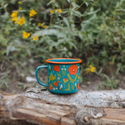 Garden Buzz Enamel Mug, 16 oz by Trek Light
