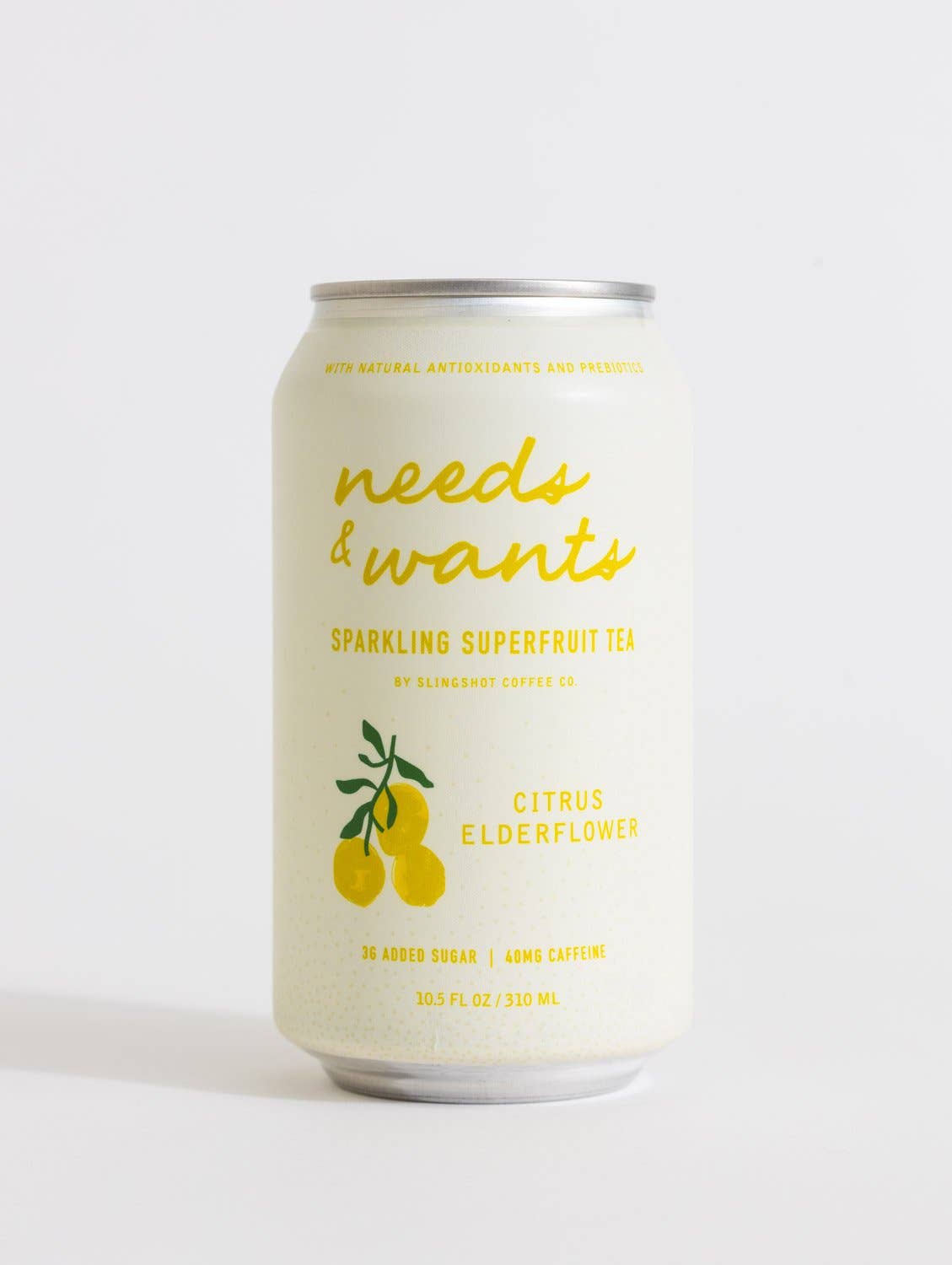 Citrus Elderflower Sparkling Superfruit Tea by Needs & Wants