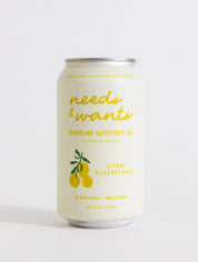 Citrus Elderflower Sparkling Superfruit Tea by Needs & Wants