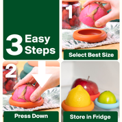Reusable Silicone Food Savers - Terra Cotta (Set of 5) by Food Huggers