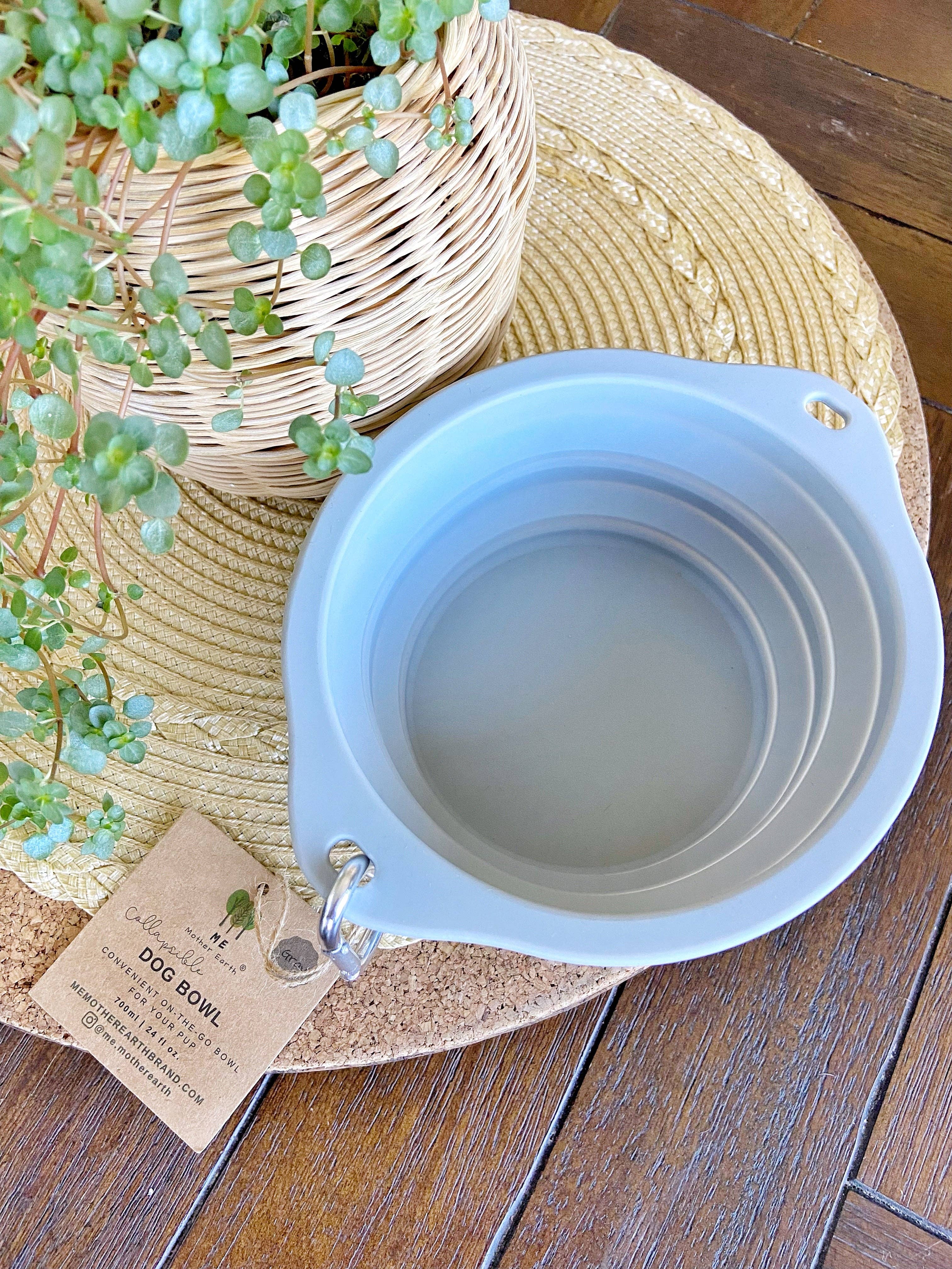 Collapsible Silicone Dog Bowl by Me Mother Earth