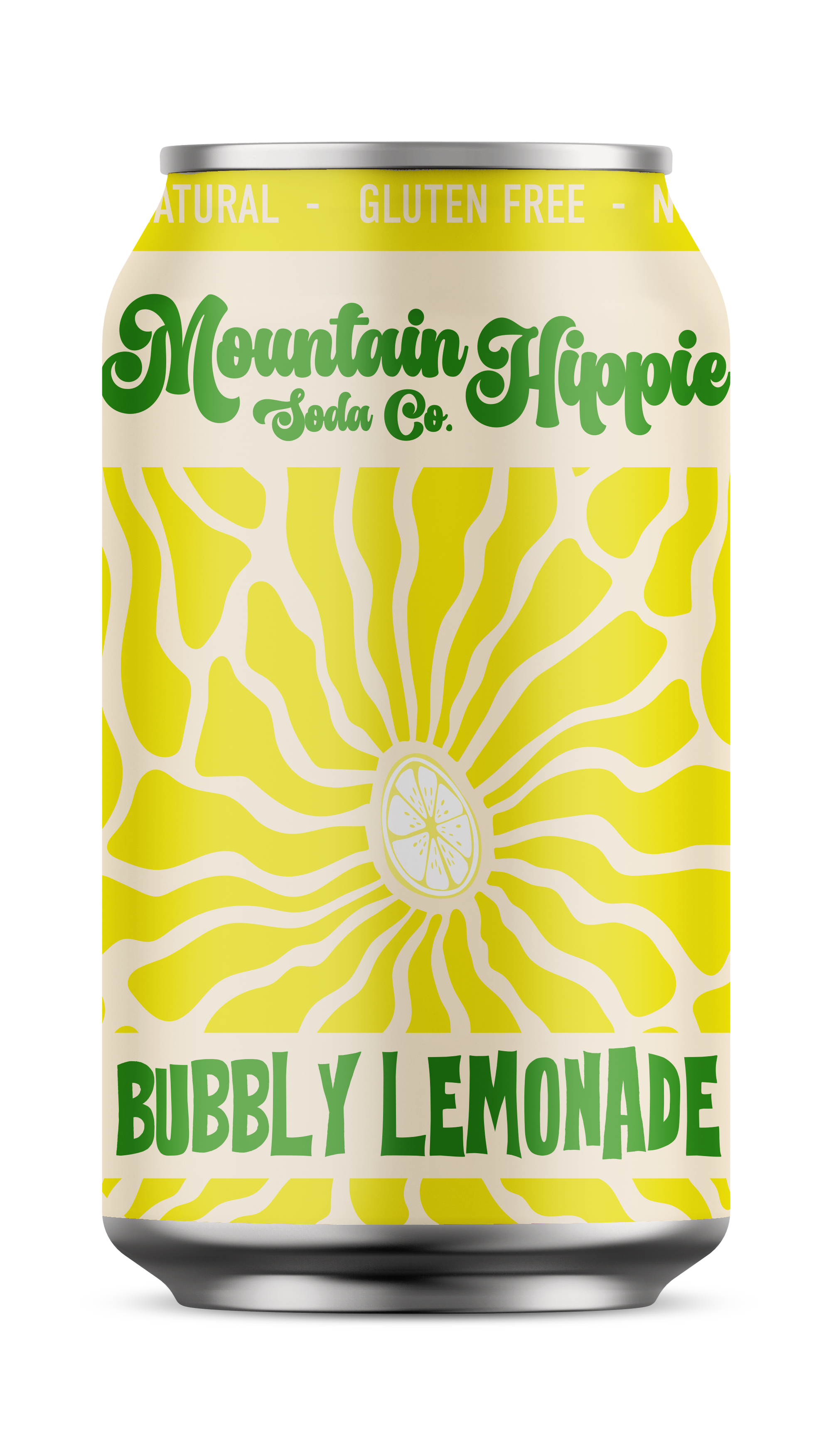 Bubbly Lemonade Natural Soda by Mountain Hippie Soda Co.