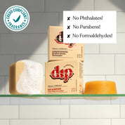 Full-Size Tobacco & Driftwood Shampoo Bar: Color Safe, Everyday by Dip