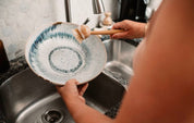 Bamboo Long Handle Dish Brush by Zefiro