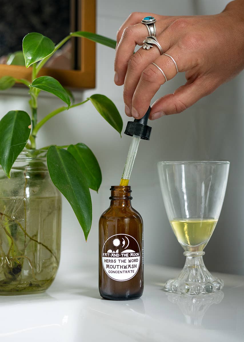 Herbs the Word Mouth Wash by Fat and the Moon