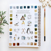 Winter Watercolor Workbook by emily lex studio