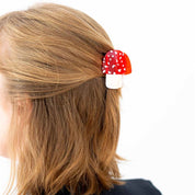 Mini Mushroom Hair Claw Clip by Jenny Lemons