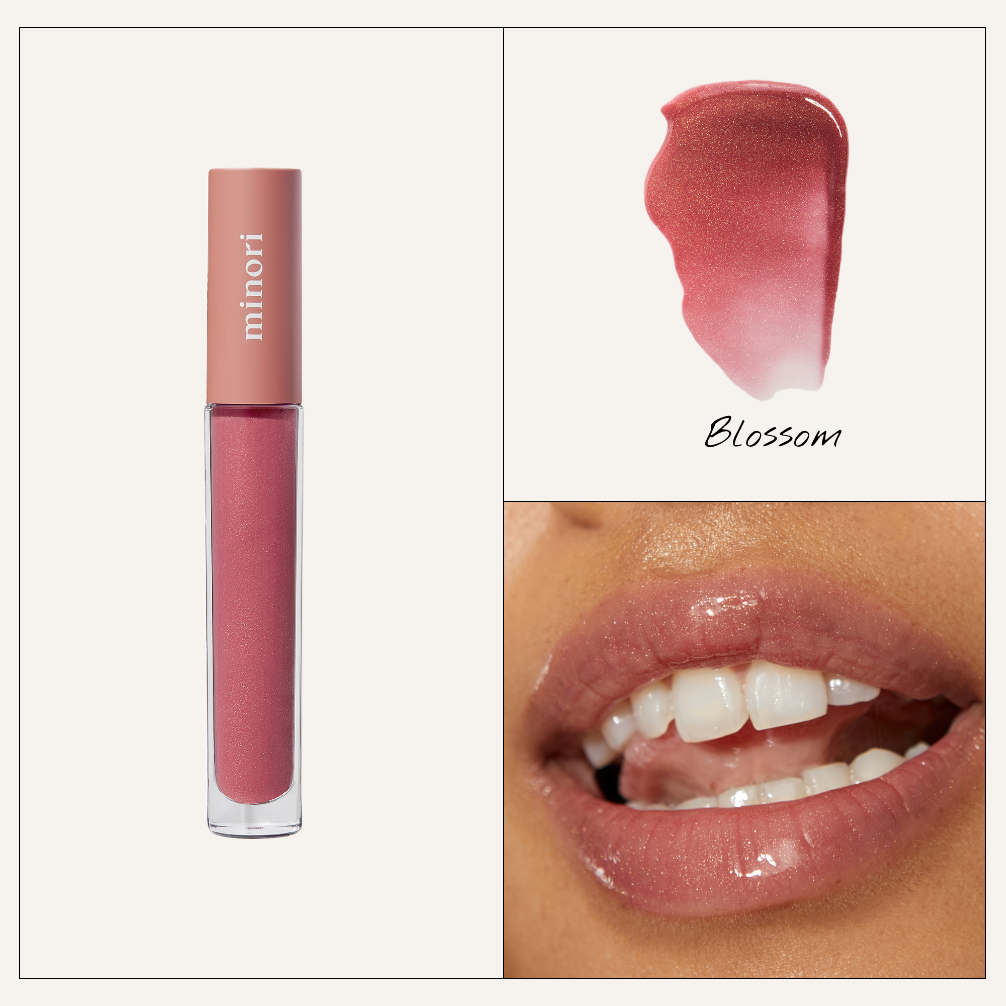 Natural Lip Gloss: 4 Shade Options by Minori