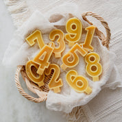 Beeswax Number Birthday Candles by FD Market