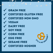 Sea Salt Grain Free Pretzels 1.5 oz by Savor by Suzie