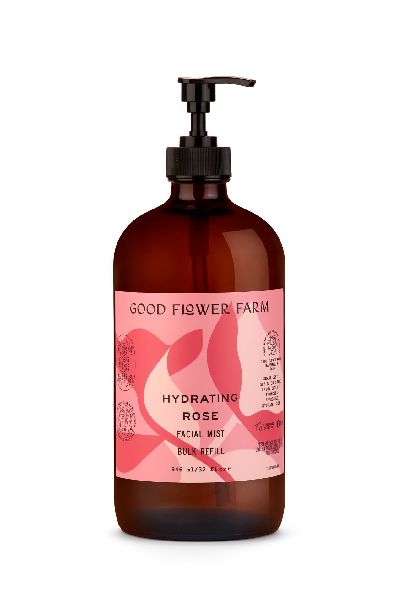 BULK Refill - Hydrating Rose Facial Mist by Good Flower Farm