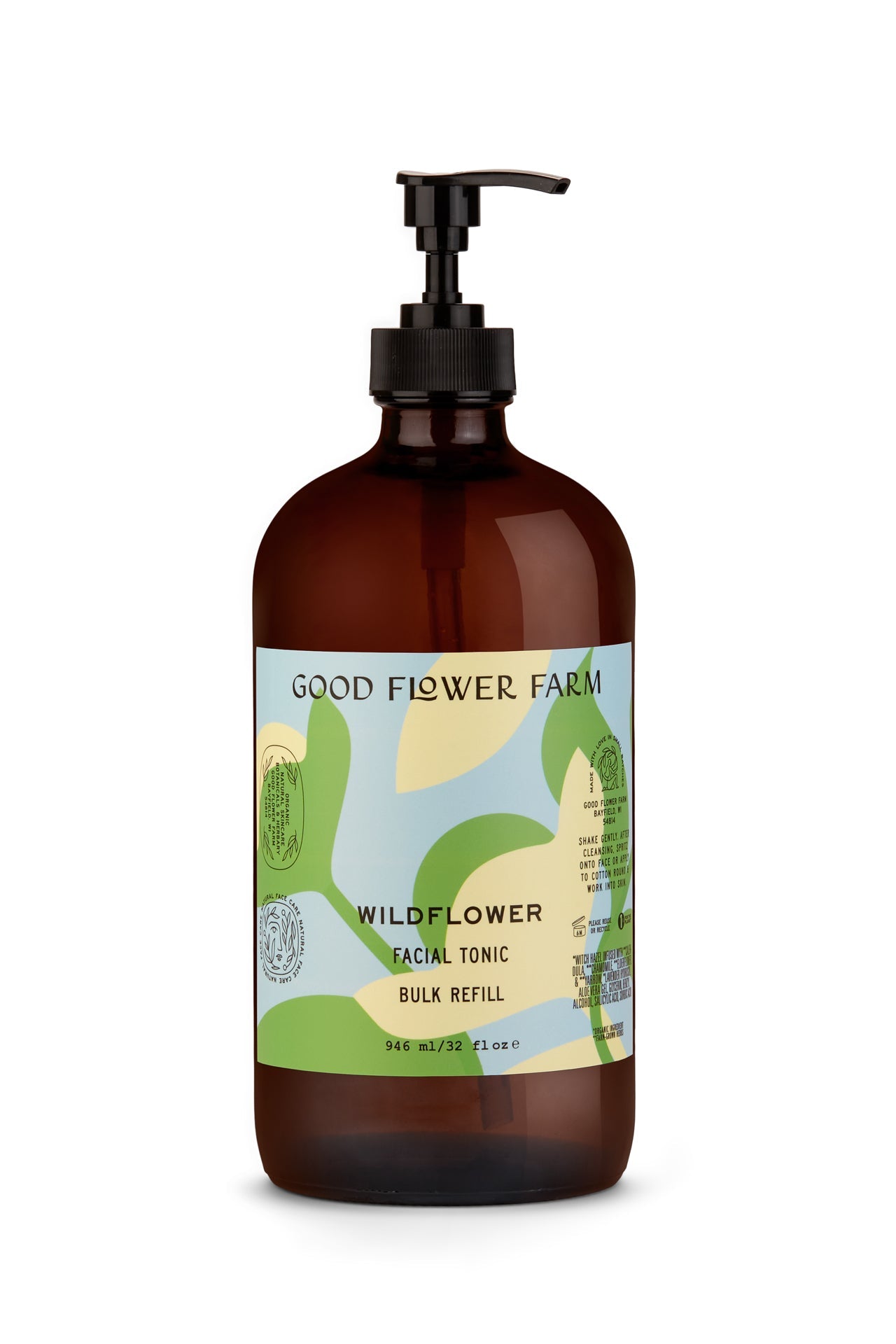 BULK Refill - Wildflower Facial Tonic by Good Flower Farm