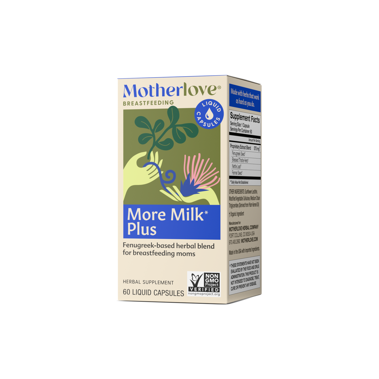 More Milk Plus Capsules by Motherlove Herb