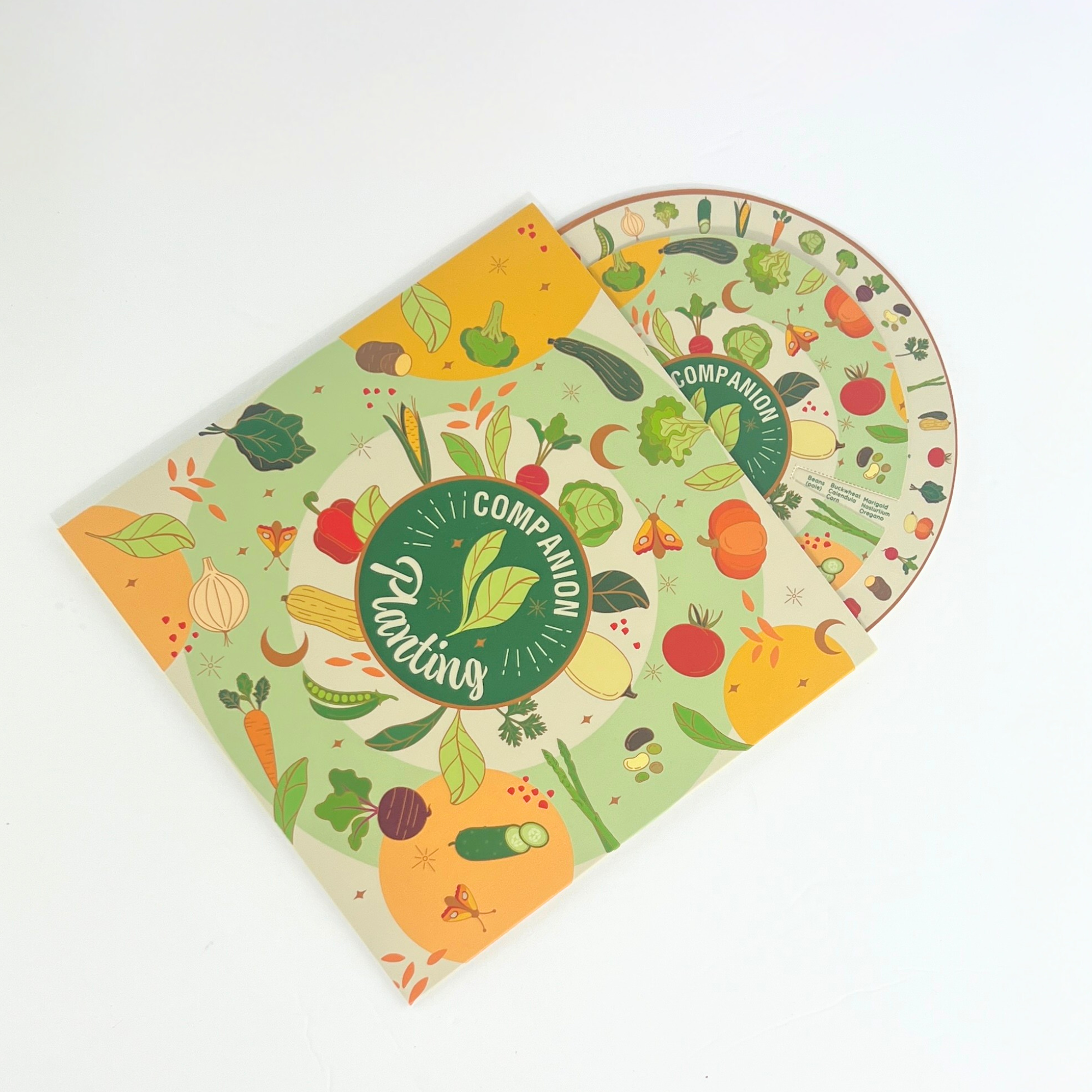 Companion Planting Spinner Card for Thriving Crops & Natural Pest Control by Sow the Magic