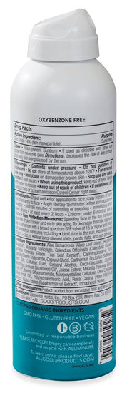 Sport Mineral Sunscreen Spray SPF 30 by All Good Body Care