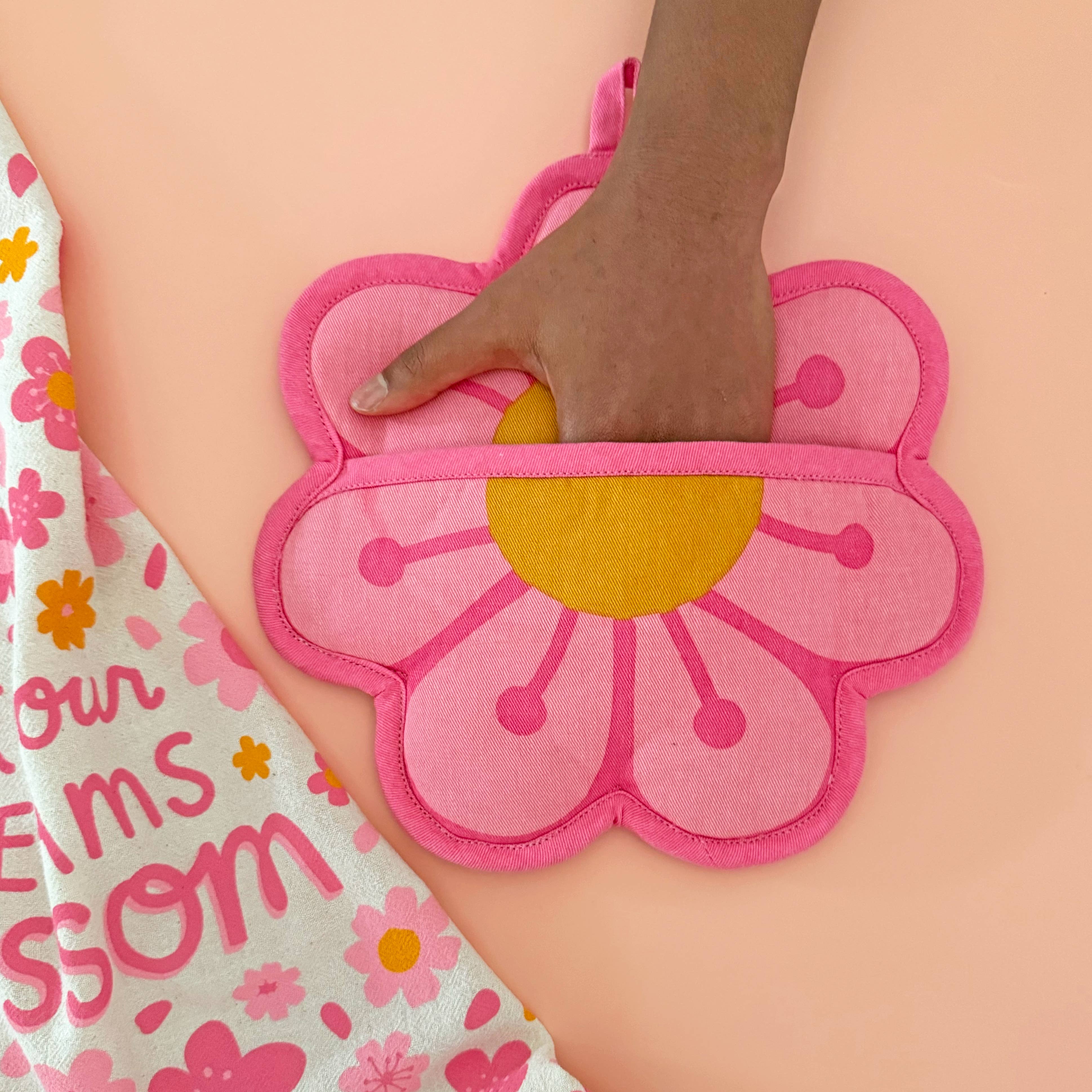Blossom Pot Holder w/ Pocket by The Neighborgoods
