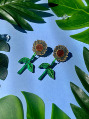 Sunflowers Earrings by Not Picasso