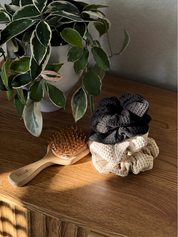 Plastic-Free Scrunchies 2 pack by Me Mother Earth
