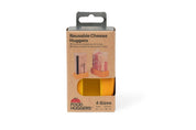 Reusable Silicone Cheese Savers (Set of 4) by Food Huggers