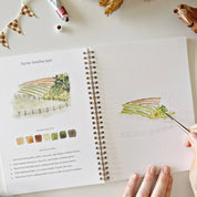 Farm Watercolor Workbook by emily lex studio